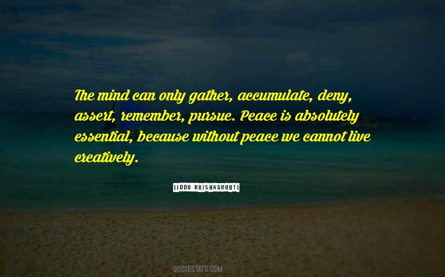 Without Peace Quotes #1585402