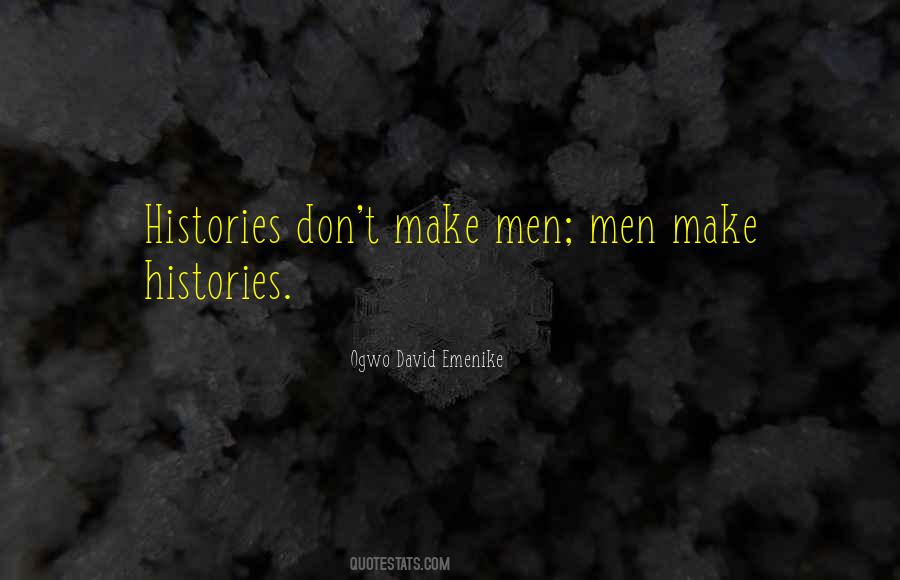 Quotes About Histories #1161352