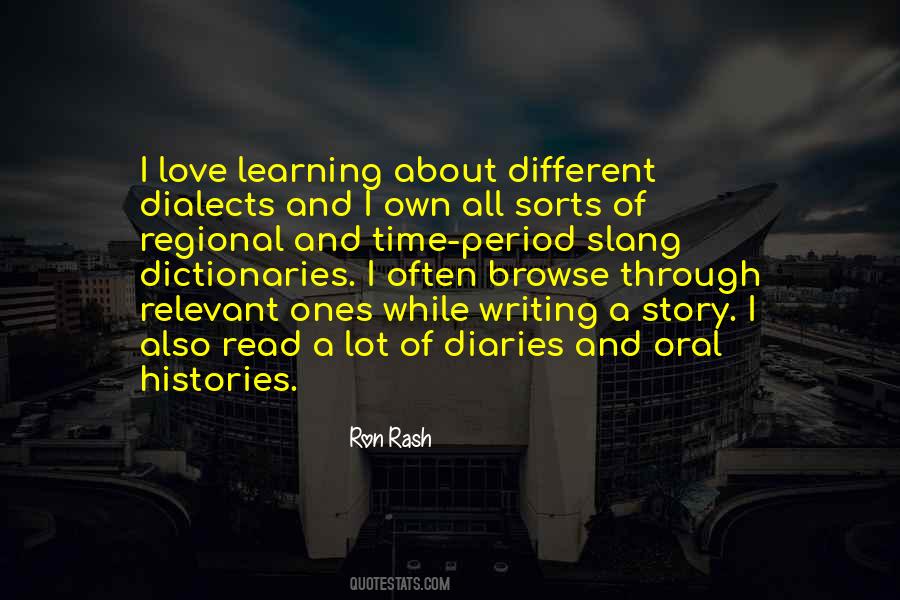 Quotes About Histories #1187052