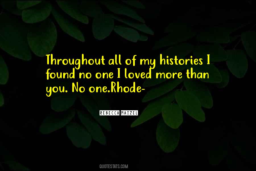 Quotes About Histories #1249134