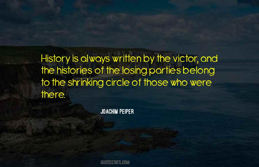 Quotes About Histories #1251380