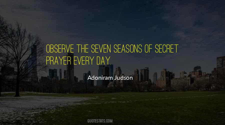 Secret Prayer Quotes #1718319