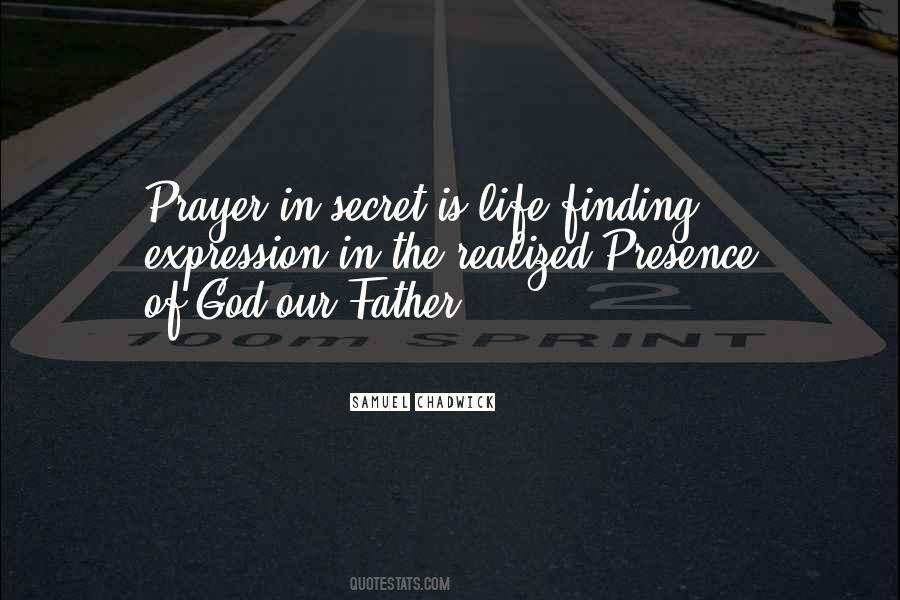 Secret Prayer Quotes #233394