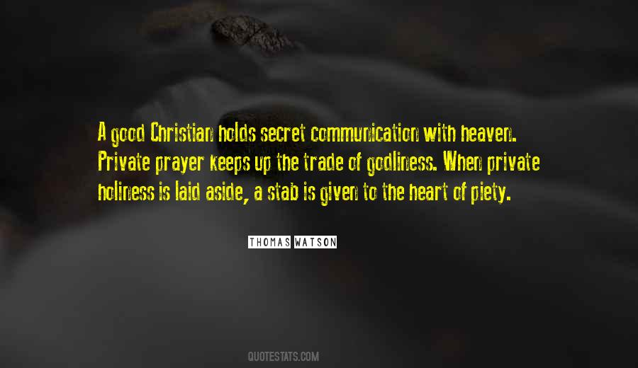 Secret Prayer Quotes #236757