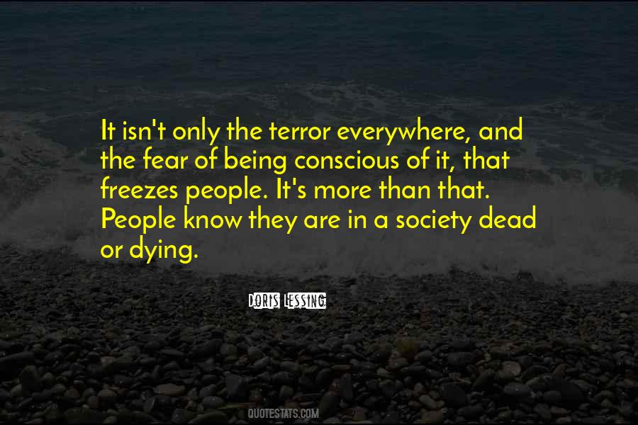 Society Fear Quotes #1385316
