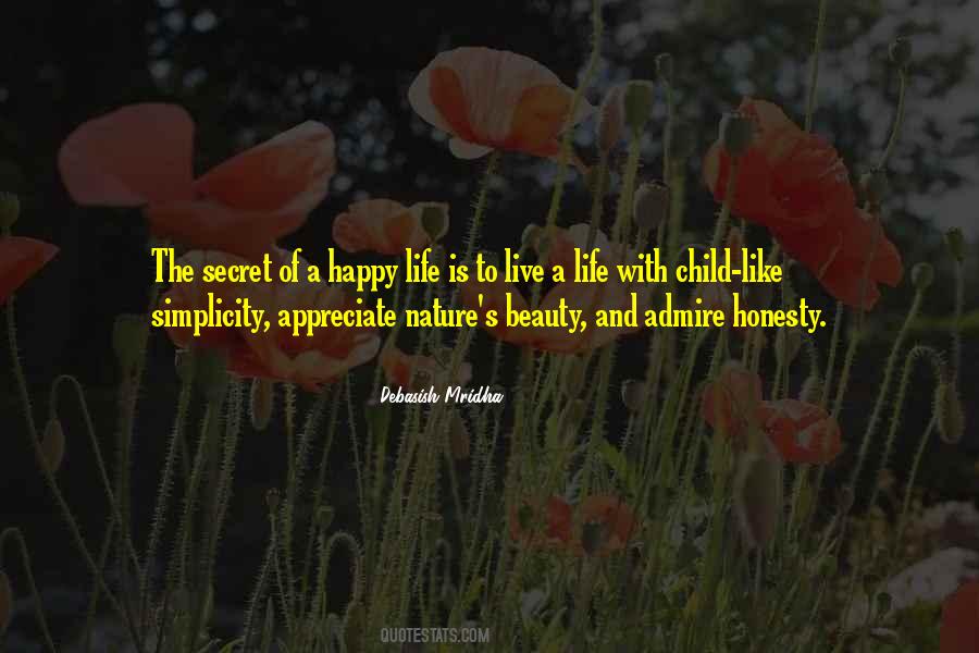 Happiness And Simplicity Quotes #980905