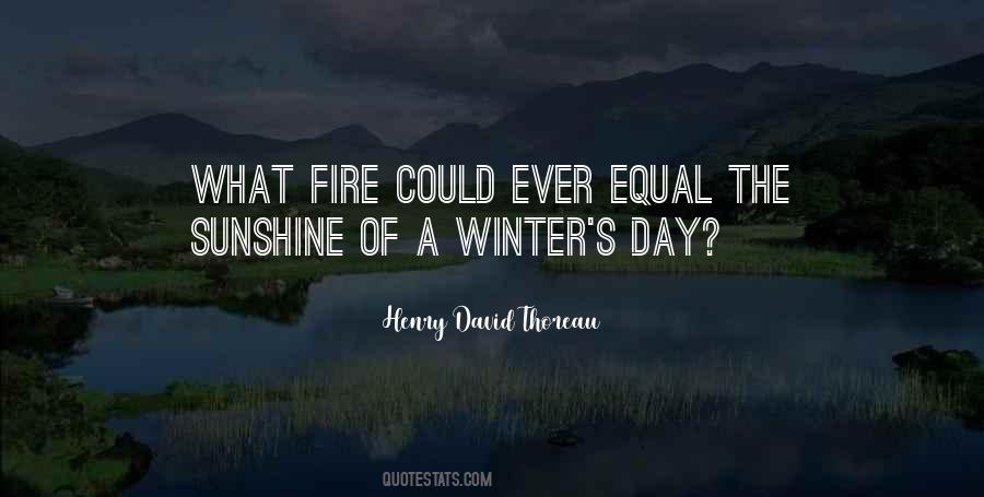 Winter Sunshine Quotes #859121