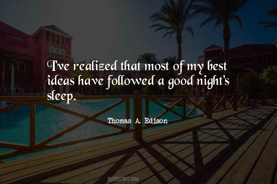 Best Good Sleep Quotes #1530957