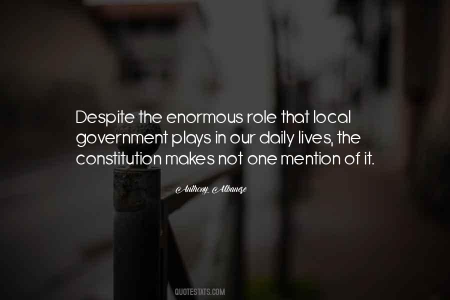 Government Role Quotes #14805