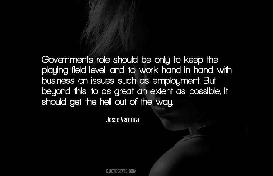 Government Role Quotes #806693