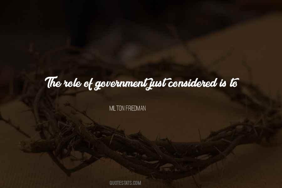 Government Role Quotes #903151