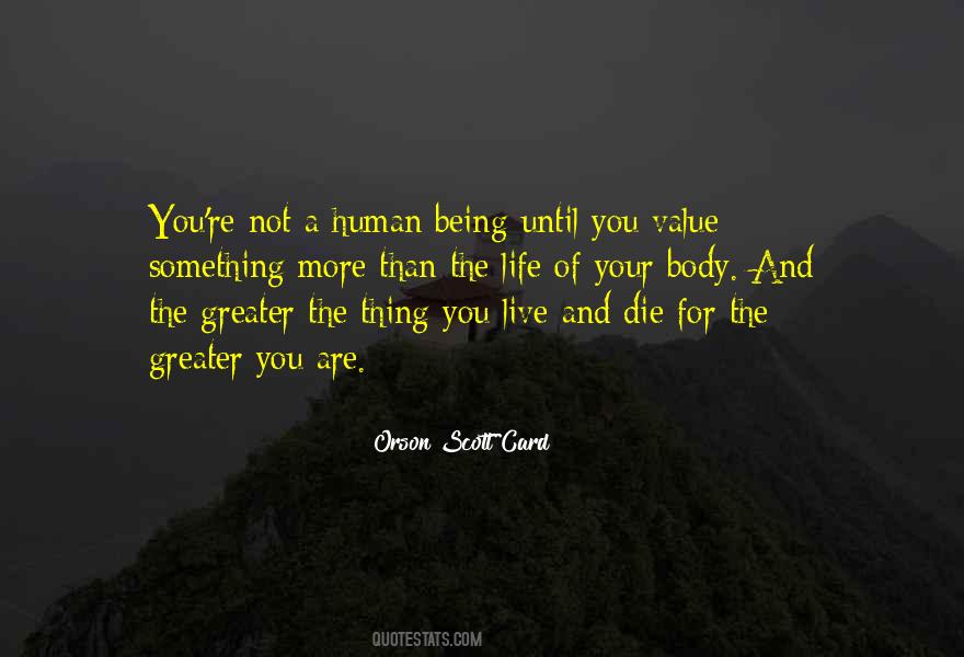 You Value Quotes #1826083