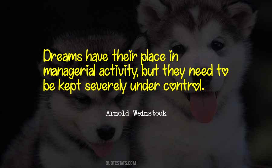 Under Control Quotes #1807326