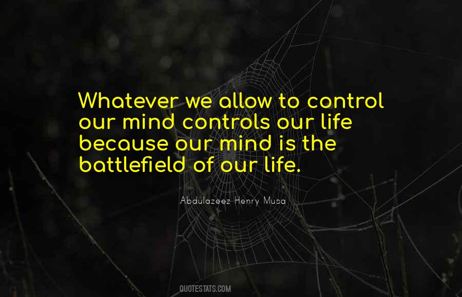 Control Mind Quotes #1050694