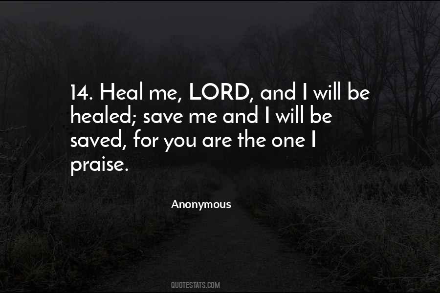 Lord Heal Quotes #1573436