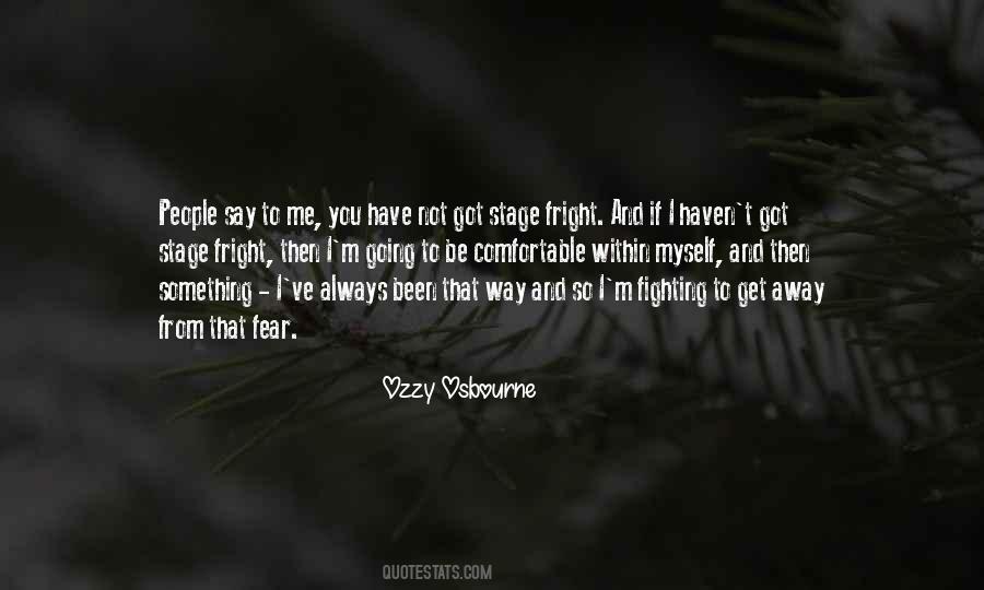 Fighting Myself Quotes #841656