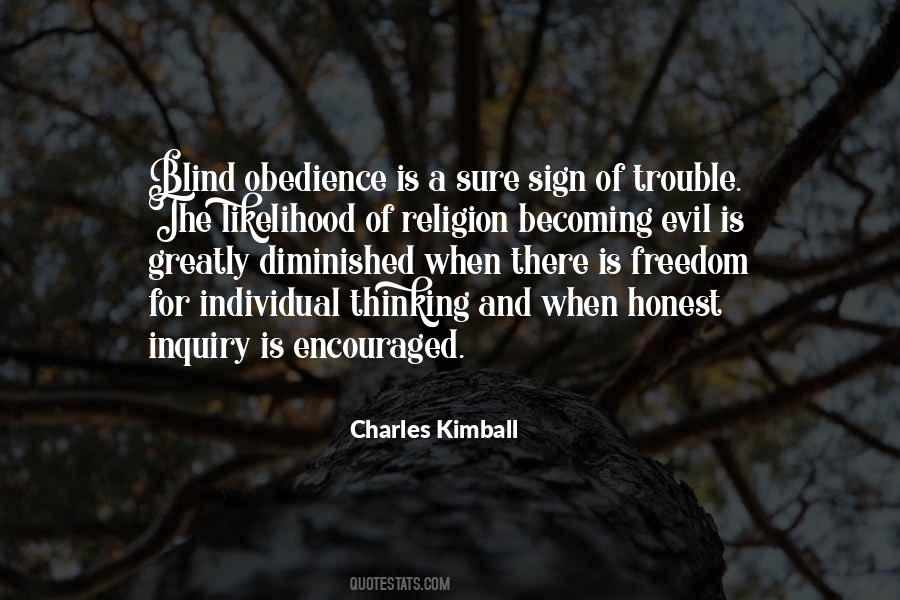 Blind Religion Quotes #1487975