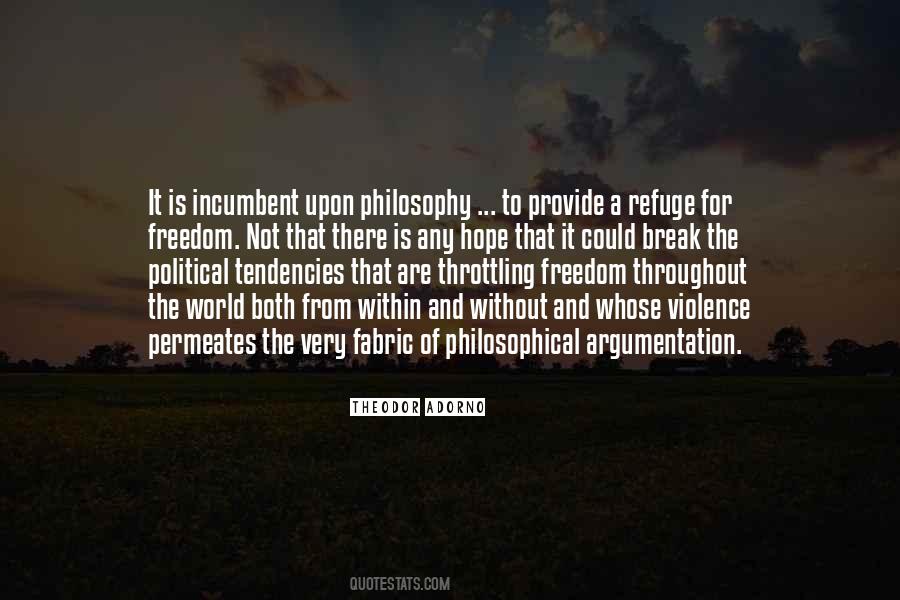 Freedom Philosophy Quotes #1857682