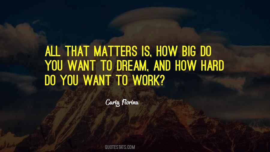 How Hard You Work Quotes #1200510