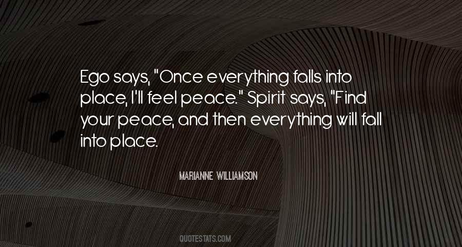 Place Where I Can Find Peace Quotes #211659