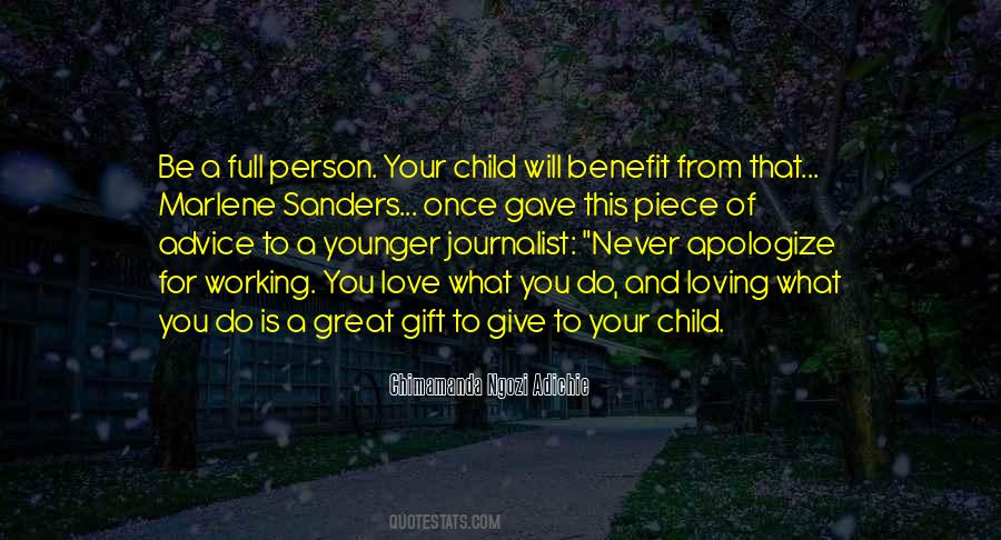 Gift From A Child Quotes #399205