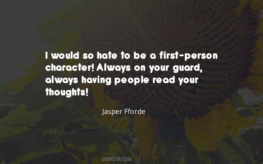 Always Be On Guard Quotes #23857