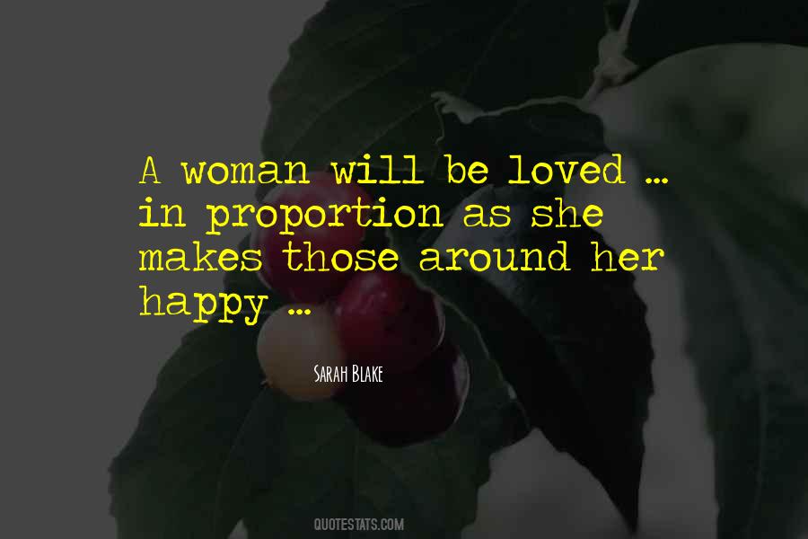 She Will Be Happy Quotes #1392130
