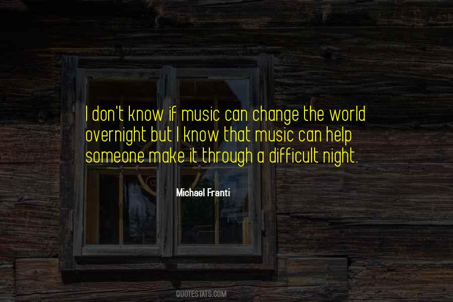 Difficult Night Quotes #1600912