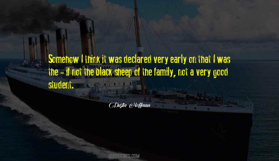 Black Sheep Family Quotes #1869298