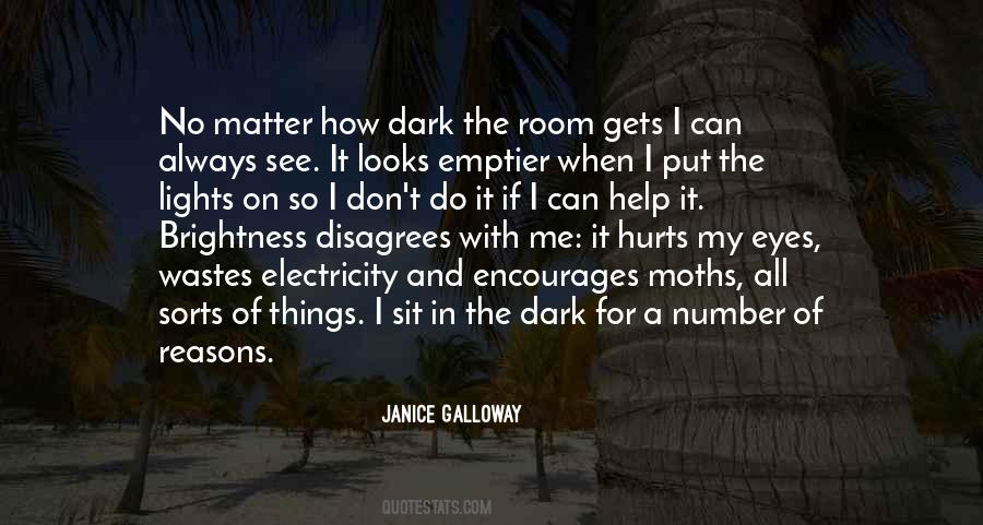 Eyes Darkness Quotes #208152