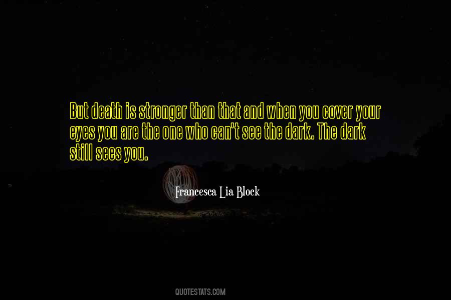 Eyes Darkness Quotes #462535