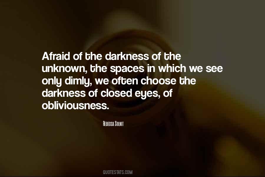Eyes Darkness Quotes #705468