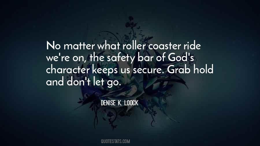 Hold On And Let Go Quotes #948902