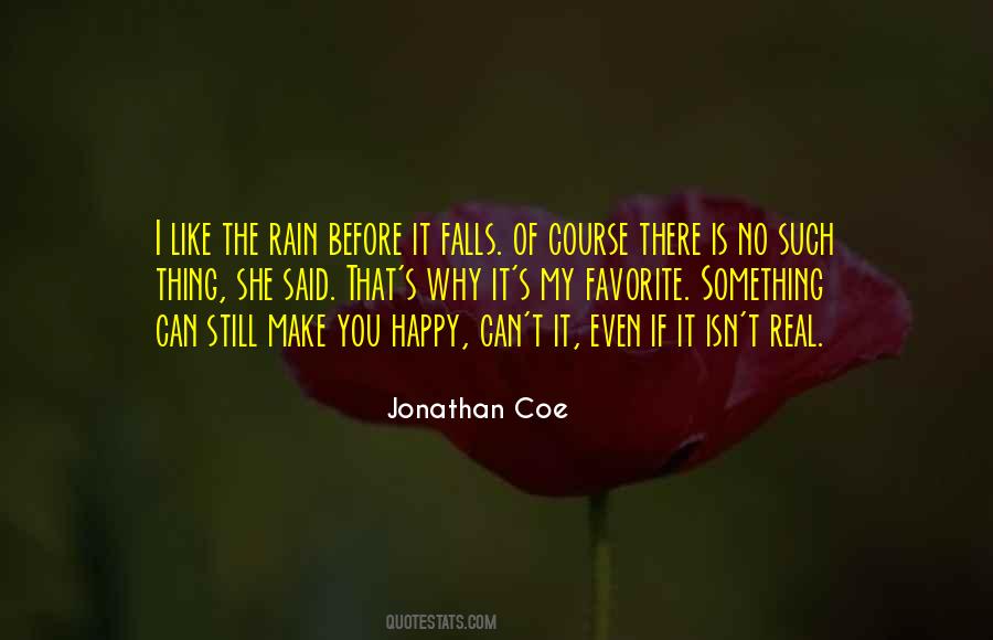 I Like The Rain Quotes #1447247