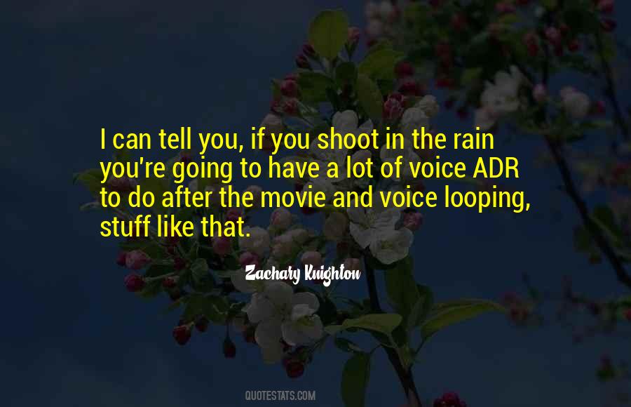 I Like The Rain Quotes #222093