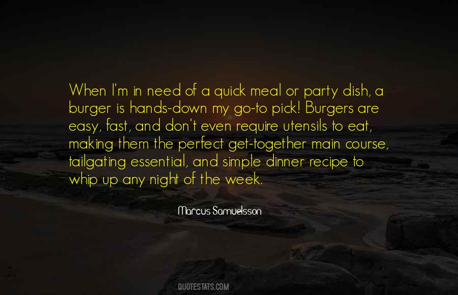 Quick Dinner Quotes #1512434