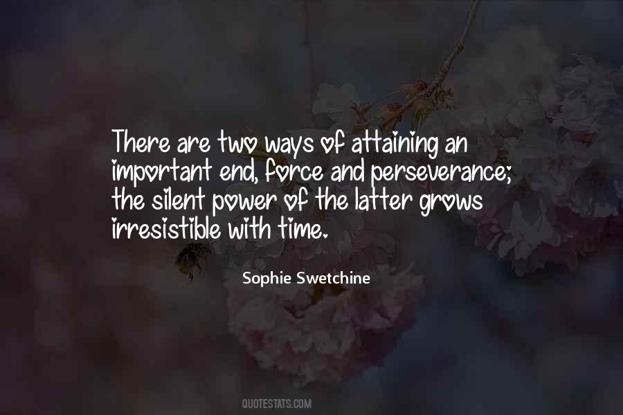 Power Of Perseverance Quotes #489320