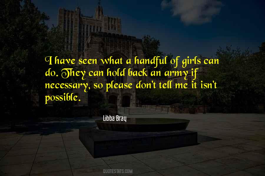 Girls Can Quotes #1246837