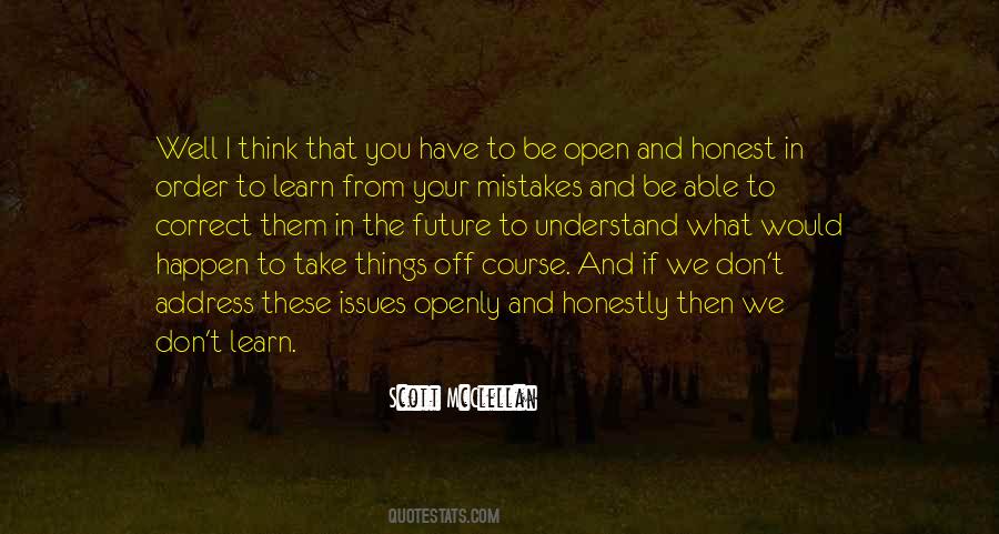 Mistakes Will Happen Quotes #1383693