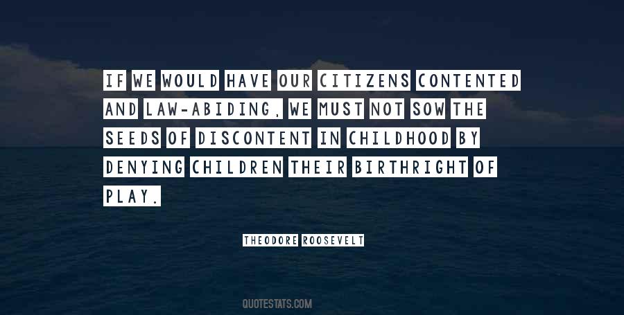 Seeds Of Discontent Quotes #1614562
