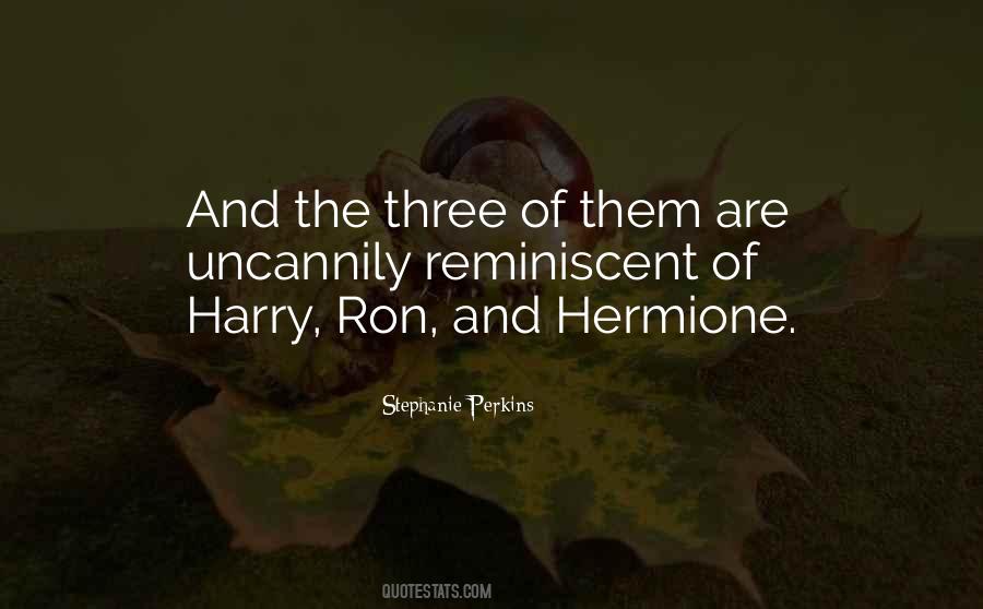 Ron Hermione Quotes #1274705