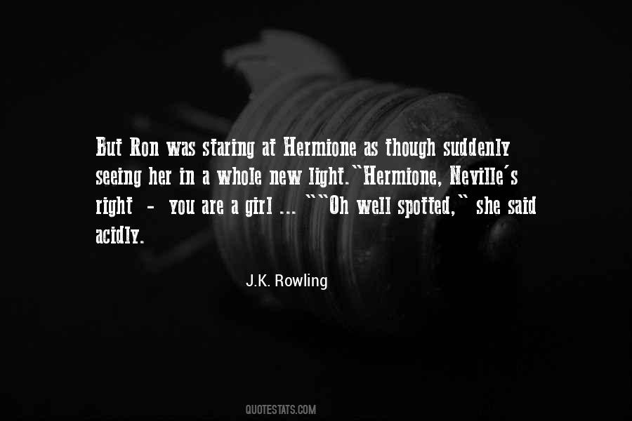 Ron Hermione Quotes #1661589