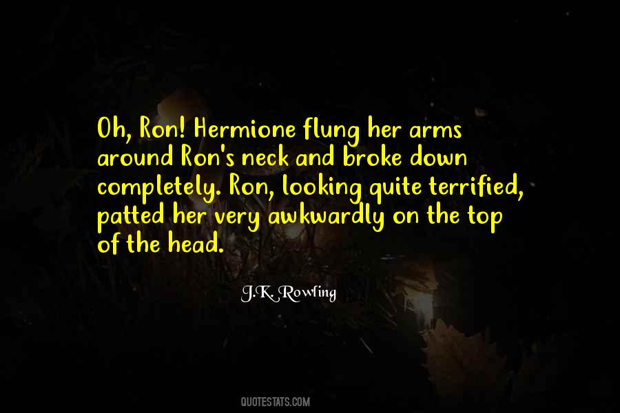 Ron Hermione Quotes #1878444