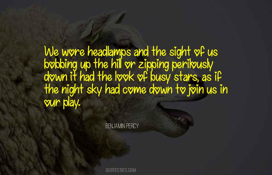 In The Night Sky Quotes #1029008