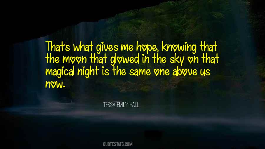 In The Night Sky Quotes #1340722