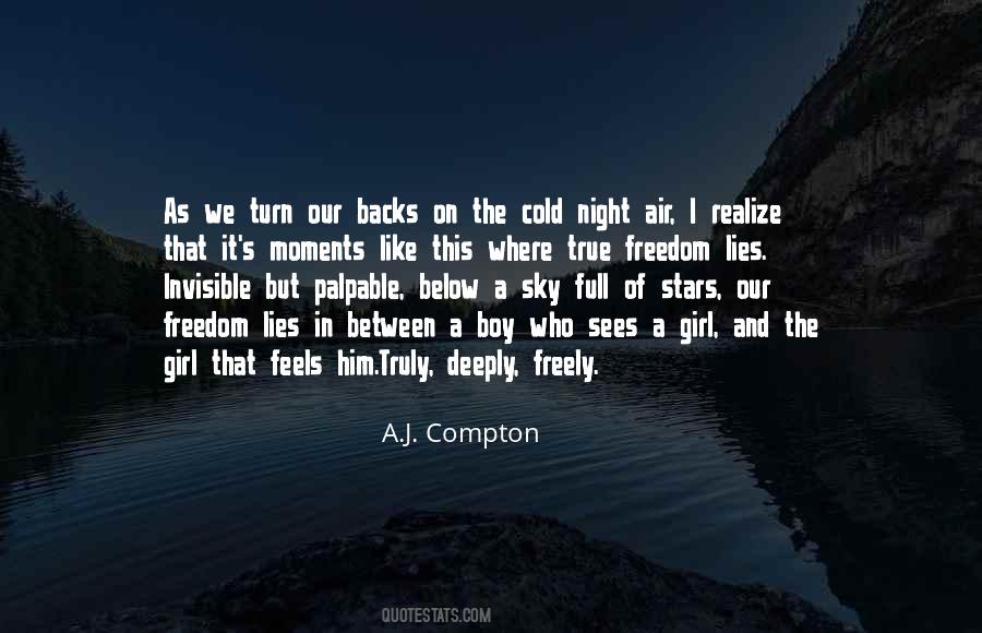 In The Night Sky Quotes #274909