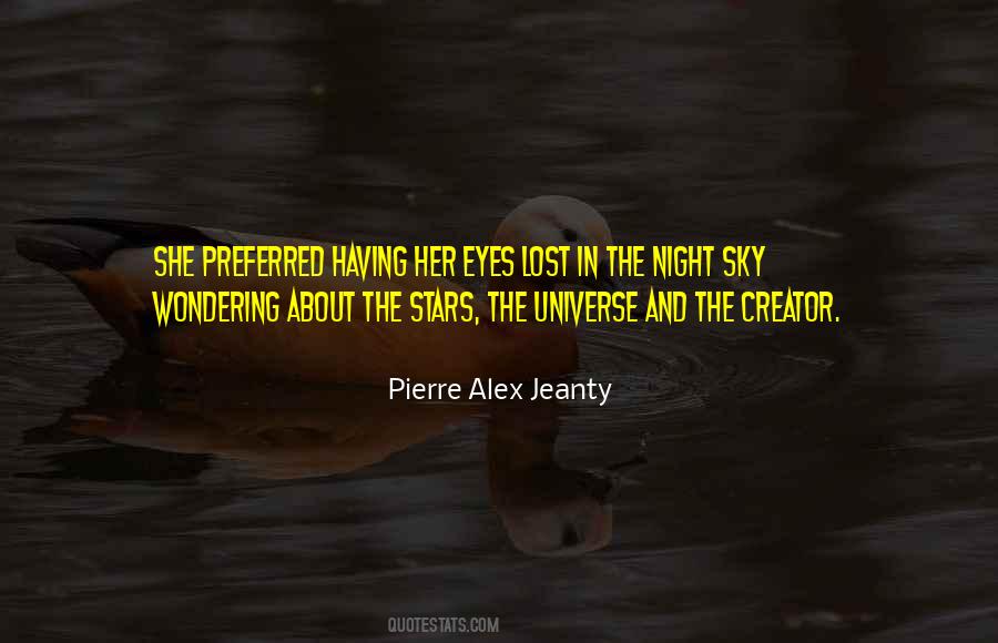 In The Night Sky Quotes #537684