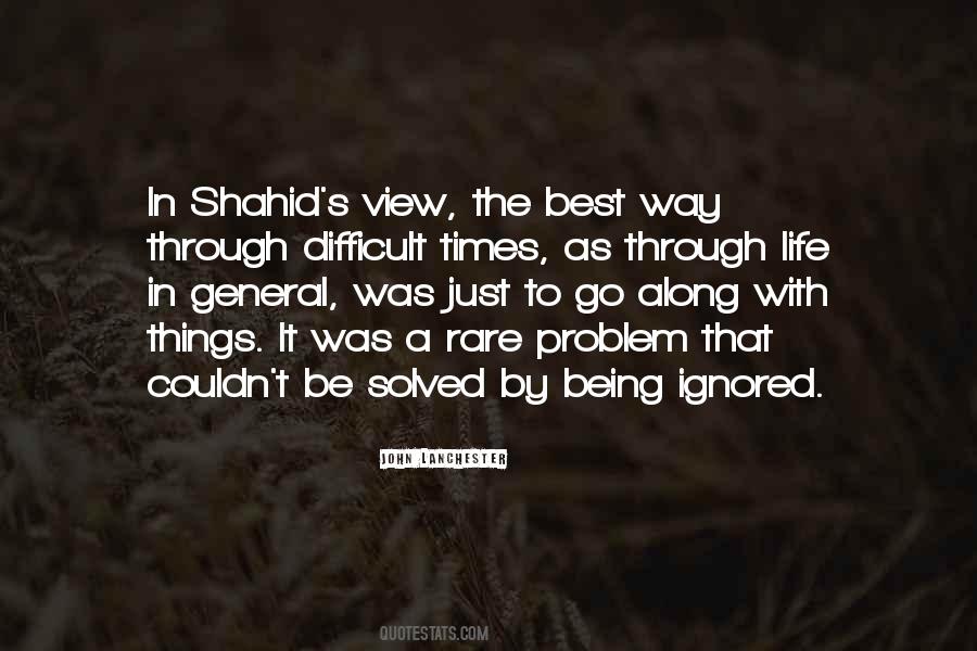 Ignoring A Problem Quotes #852228