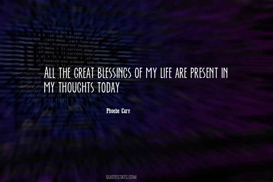 Blessings Today Quotes #1022509