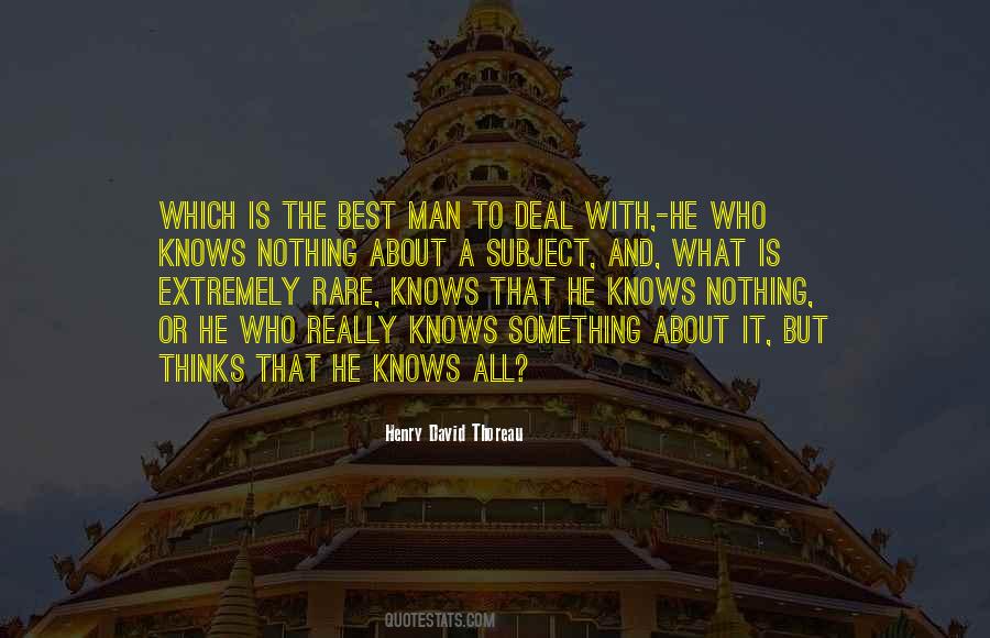 He Knows Best Quotes #1368534
